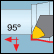 Per interni, ISO W, 95°