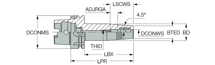 HSK A63 HYDRO 10X85 SF
