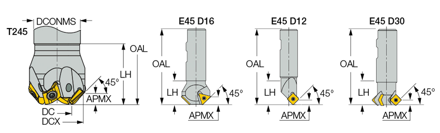 E45 D16-W25
